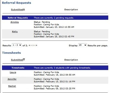 Referral Request screenshot